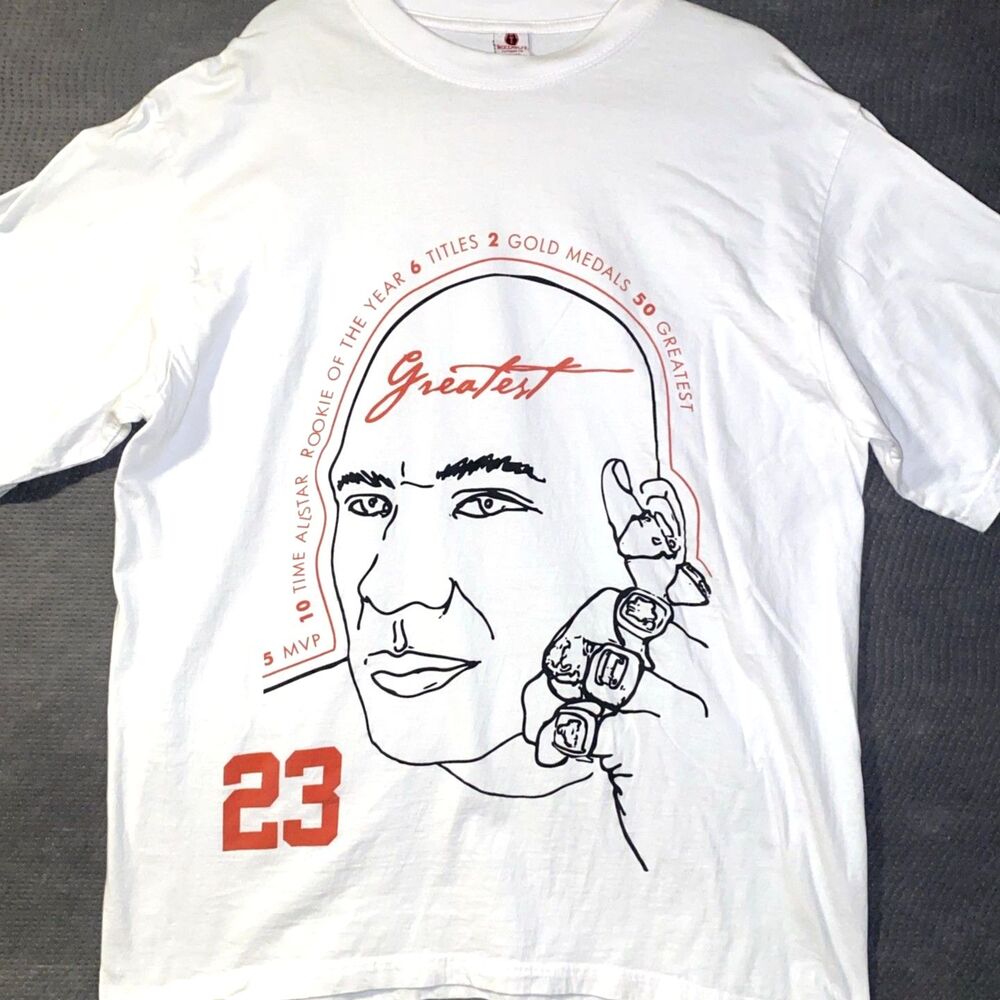 Vintage Michael Jordan GREATEST Honor Shirt Men's Graphic Print 3XL